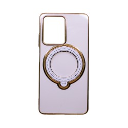 Capa de Silicone Dura com Anel de Suporte para Xiaomi Redmi 12 Pro 5g Branco Capa de Silicone Dura com Anel de Suporte para Xiaomi Redmi 12 Pro 5g Branco